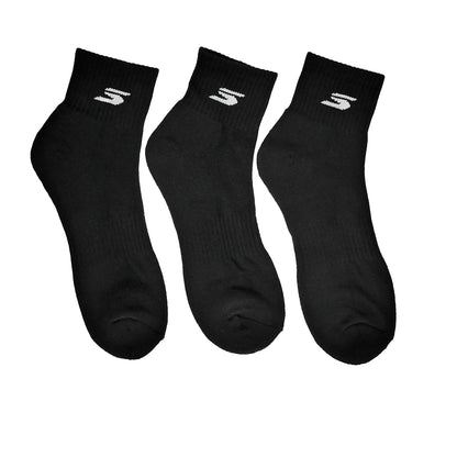 SKECHERS Quarter Sock ถุงเท้าผู้ใหญ่ (แพ็ค 3 คู่)
