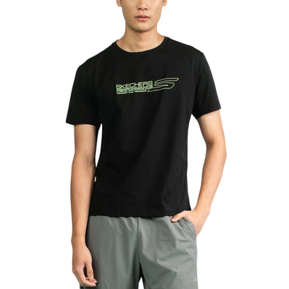SKECHERS Running: Performance Short Sleeve Tee Men's Running T-Shirt - Supersports Thailand