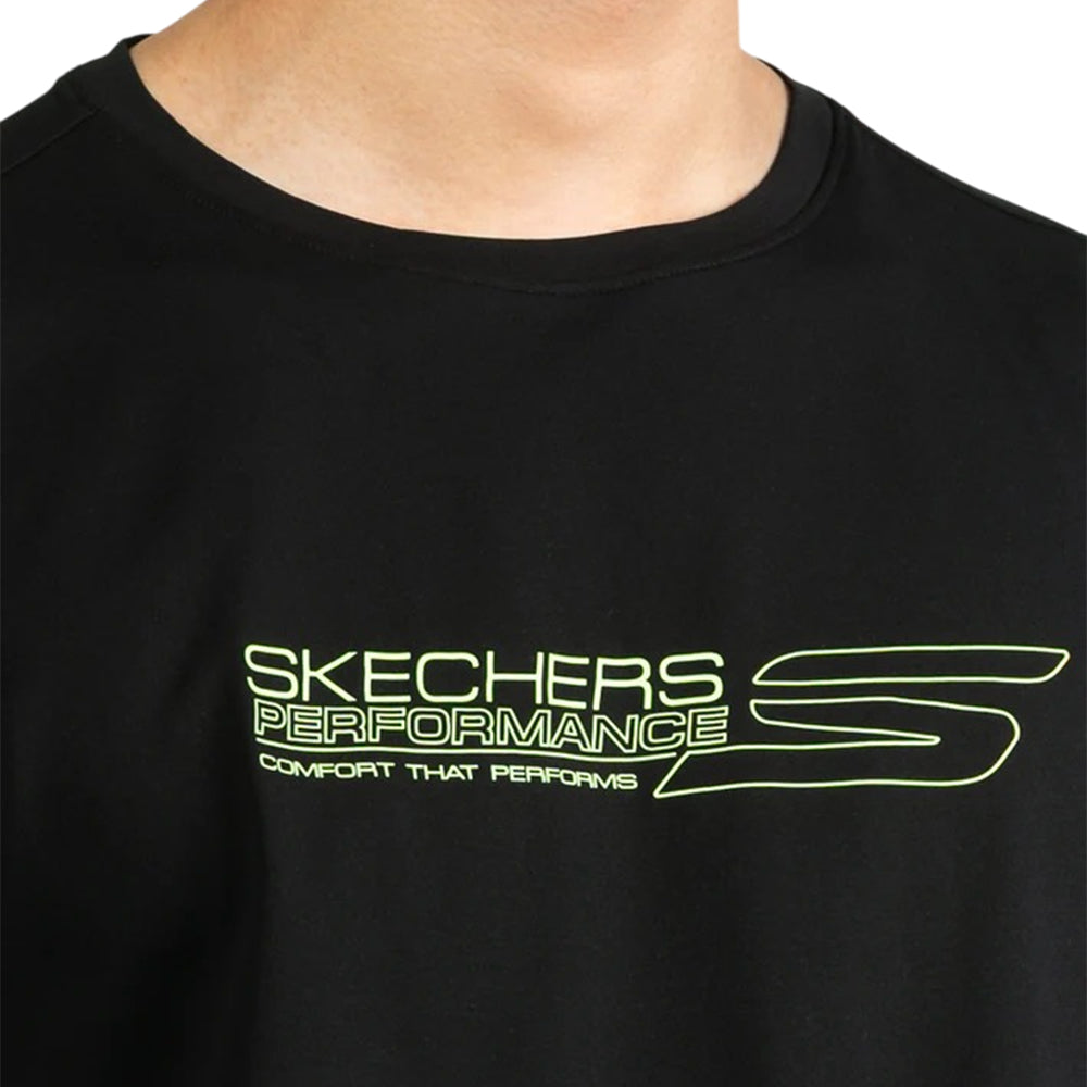 SKECHERS Running: Performance Short Sleeve Tee Men's Running T-Shirt - Supersports Thailand Supersports Thailand