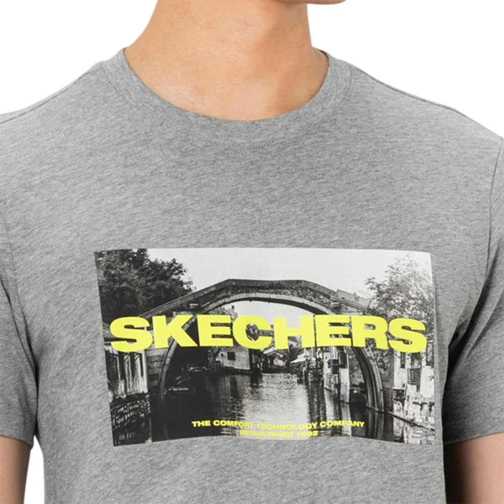 SKECHERS Lifestyle Physical Academia Collection: Lounge Men's T-Shirt - Supersports Thailand Supersports Thailand
