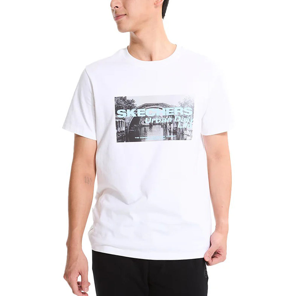 SKECHERS Lifestyle Physical Academia Collection: Lounge Men's T-Shirt - Supersports Thailand Supersports Thailand
