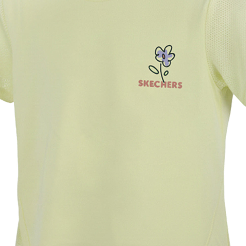 SKECHERS Short Sleeve Tee เสื้อยืดเด็กผู้หญิง