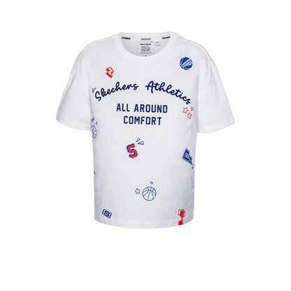 SKECHERS Basketball Culture เสื้อยืดเด็ก
