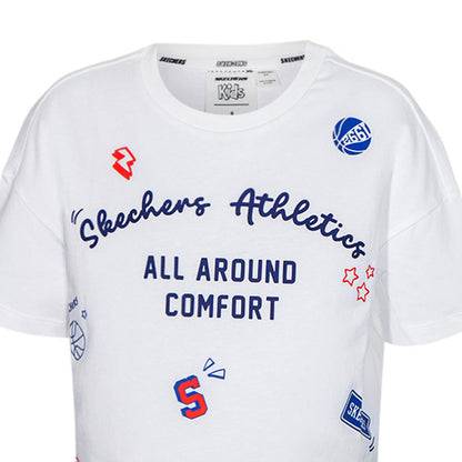 SKECHERS Basketball Culture เสื้อยืดเด็ก