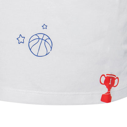 SKECHERS Basketball Culture เสื้อยืดเด็ก