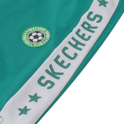 SKECHERS Green Boys Lifestyle Shorts - Supersports Thailand