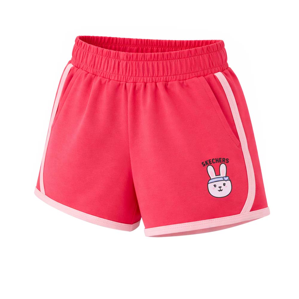 SKECHERS Red Girls Lifestyle Shorts - Supersports Thailand