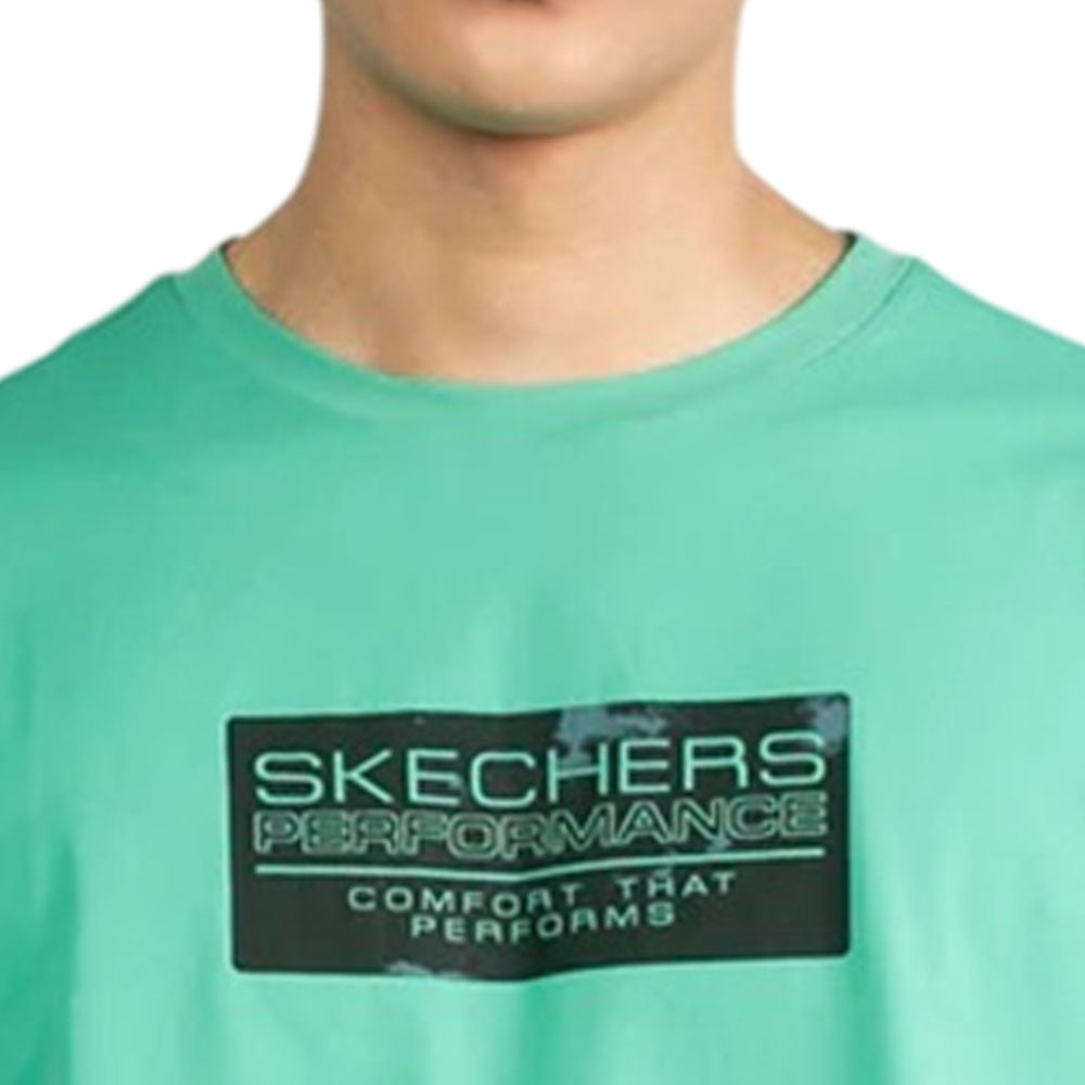 SKECHERS Walking: Performance Short Sleeve Tee Men's Training T-Shirt - Supersports Thailand Supersports Thailand