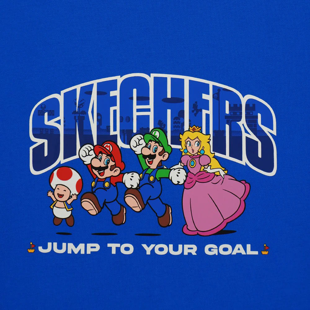 SKECHERS x Nintendo Super Mario™ Short Sleeve Men's T-Shirt - Supersports Thailand