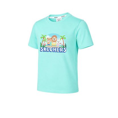 SKECHERS Cali Summer: Short Sleeve Tee เสื้อยืดเด็กผู้ชาย