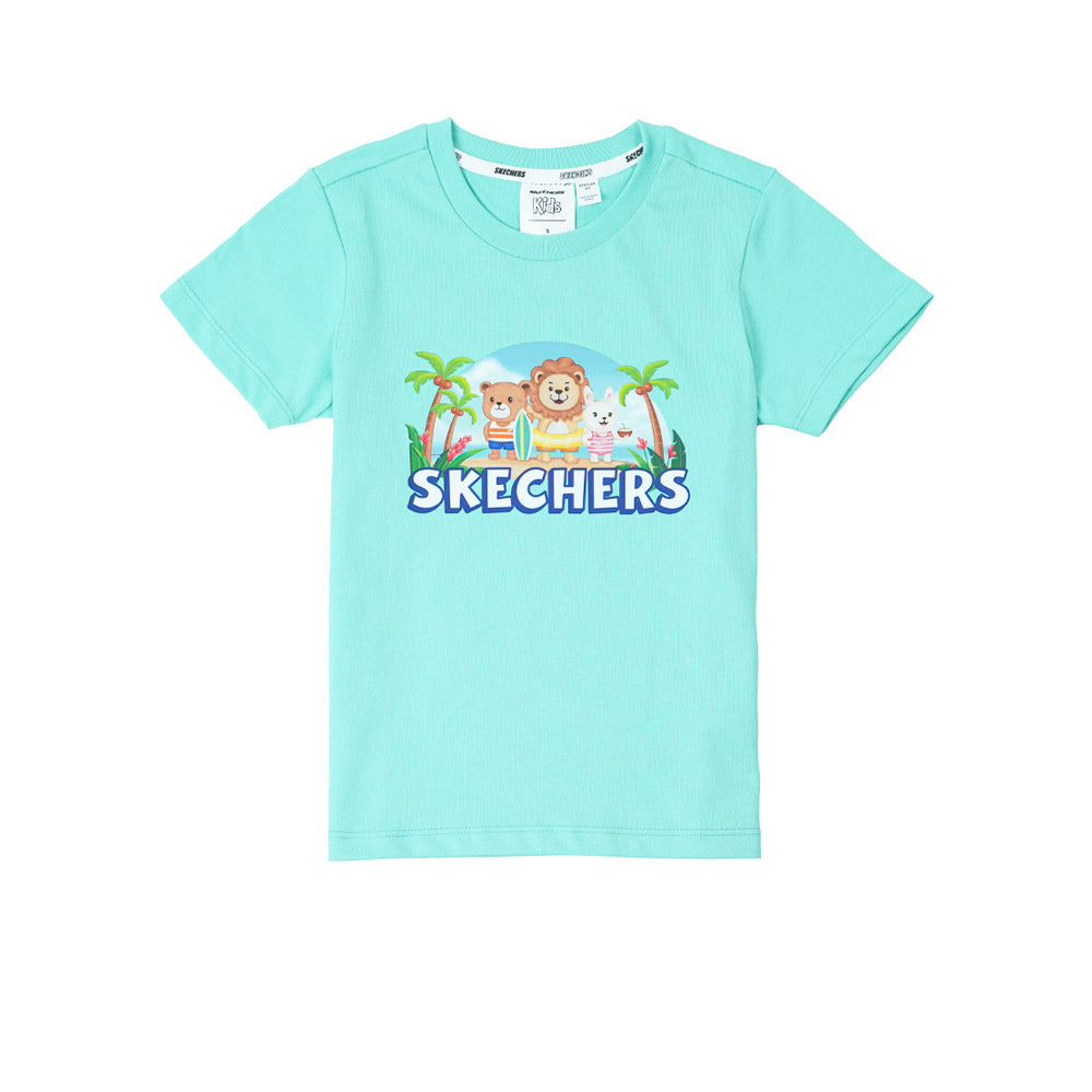 SKECHERS Cali Summer: Short Sleeve Tee เสื้อยืดเด็กผู้ชาย