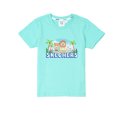SKECHERS Cali Summer: Short Sleeve Tee เสื้อยืดเด็กผู้ชาย