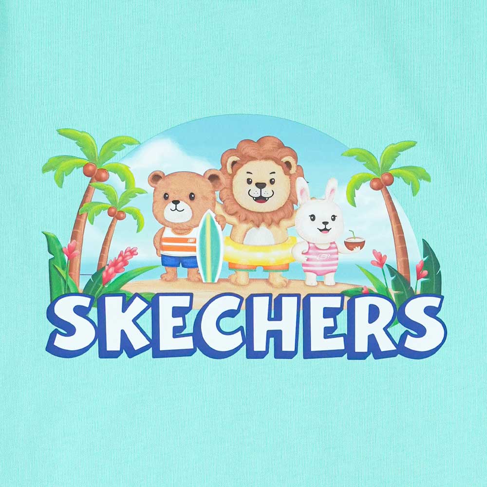 SKECHERS Cali Summer: Short Sleeve Tee เสื้อยืดเด็กผู้ชาย