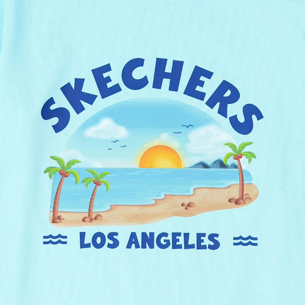 SKECHERS Short Sleeve เสื้อยืดเด็กผู้หญิง Supersports Thailand