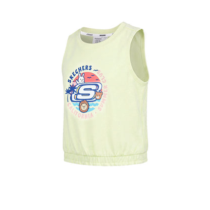 SKECHERS Sleeveless Tee เสื้อกล้ามเด็กผู้หญิง