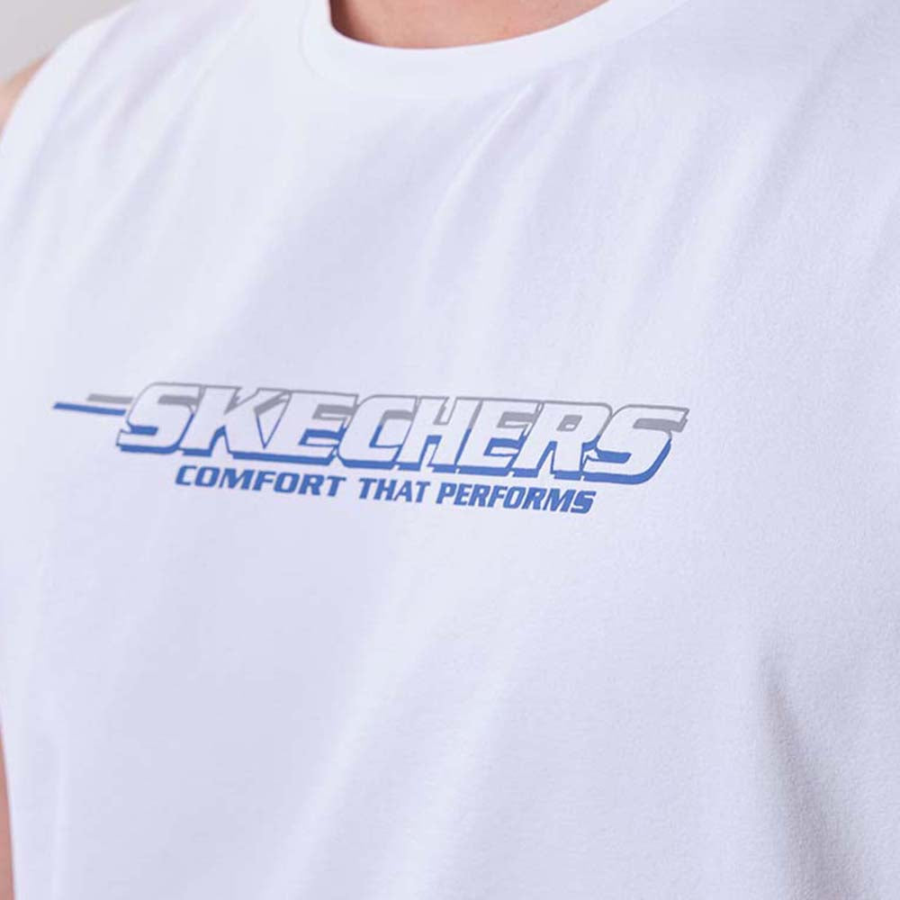 SKECHERS Performance Sleeveless เสื้อกล้ามออกกำลังกายผู้ชาย Supersports Thailand