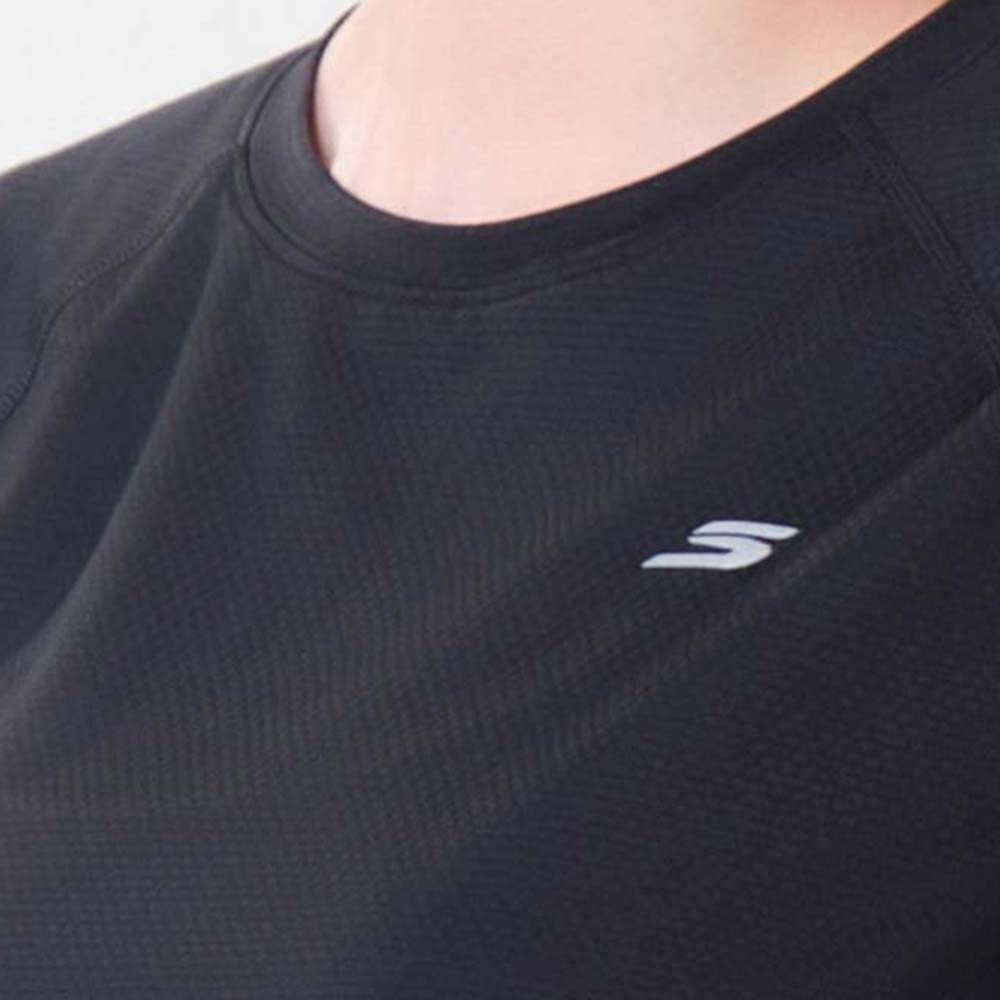 SKECHERS Performance Short Sleeve เสื้อวิ่งผู้หญิง Supersports Thailand