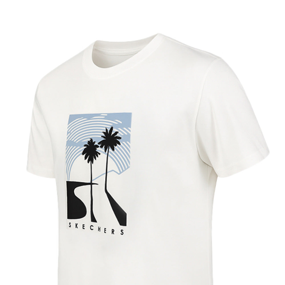SKECHERS Short Sleeve เสื้อยืดผู้ชาย