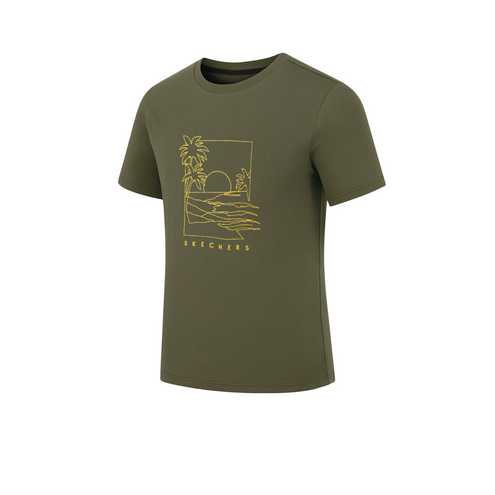 SKECHERS Short Sleeve เสื้อยืดผู้ชาย