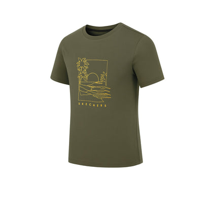 SKECHERS Short Sleeve เสื้อยืดผู้ชาย