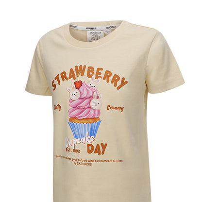 SKECHERS Food Truck Short Sleeve เสื้อยืดเด็กผู้หญิง