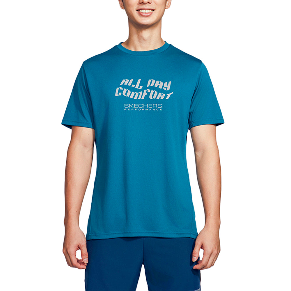 SKECHERS Urban Running: Performance Short Sleeve Tee Men's Running T-Shirt - Supersports Thailand