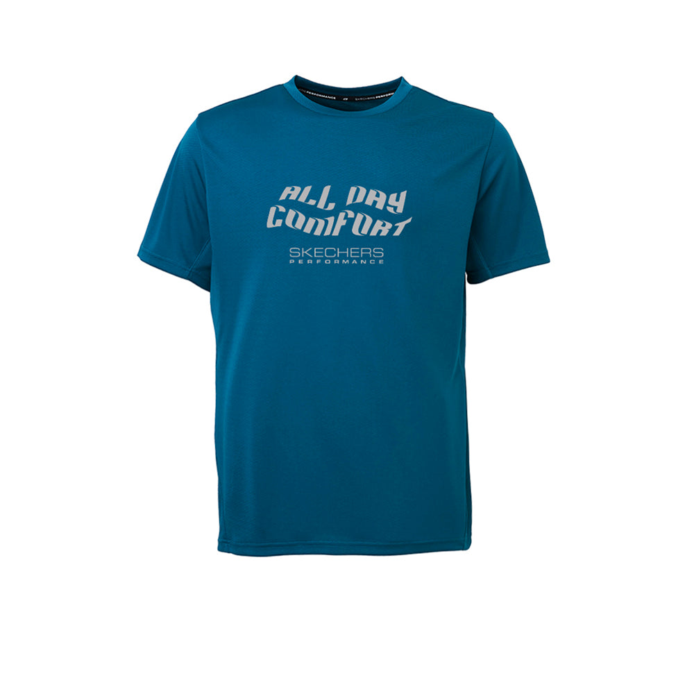 SKECHERS Urban Running: Performance Short Sleeve Tee Men's Running T-Shirt - Supersports Thailand Supersports Thailand