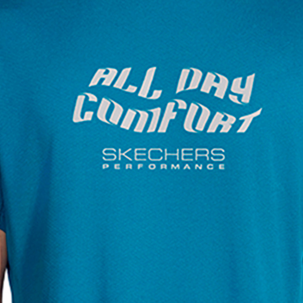 SKECHERS Urban Running: Performance Short Sleeve Tee Men's Running T-Shirt - Supersports Thailand
