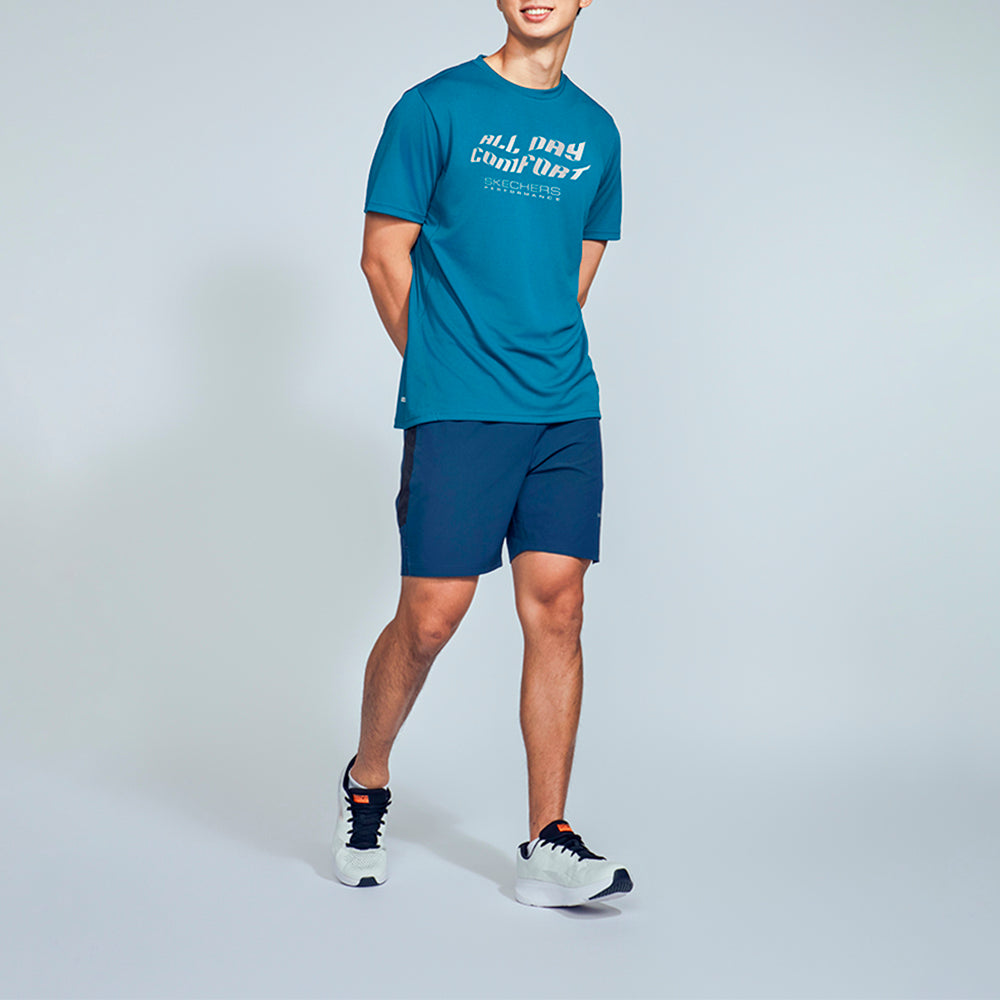 SKECHERS Urban Running: Performance Short Sleeve Tee Men's Running T-Shirt - Supersports Thailand