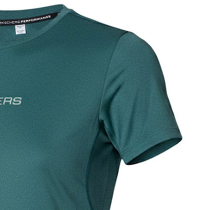 SKECHERS Sleek Motions: Performance Short Sleeve Tee เสื้อออกกำลังกายผู้หญิง