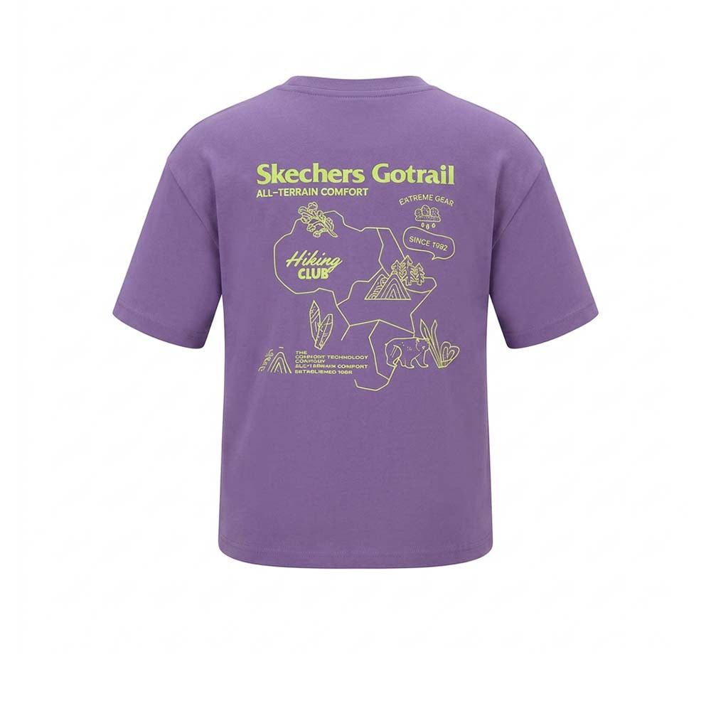 SKECHERS GO Trail: Performance Short Sleeve Boys T-Shirt - Supersports Thailand Supersports Thailand