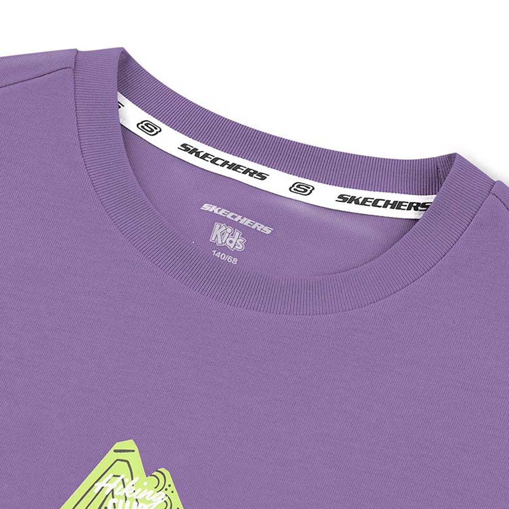 SKECHERS GO Trail: Performance Short Sleeve Boys T-Shirt - Supersports Thailand