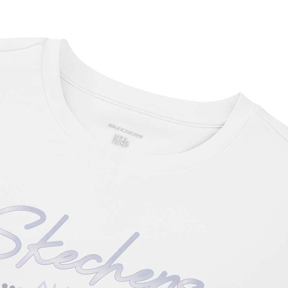 SKECHERS Studio Dance Club: Performance Short Sleeve Girls T-Shirt - Supersports Thailand Supersports Thailand