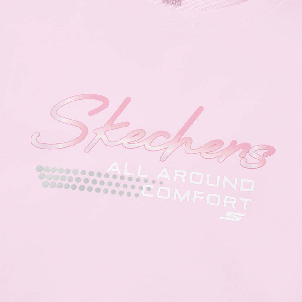 SKECHERS Studio Dance Club: Performance Short Sleeve Girls T-Shirt - Supersports Thailand