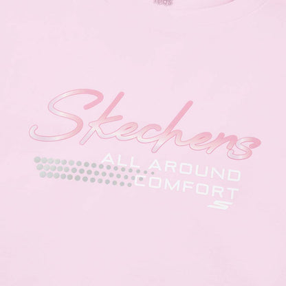 SKECHERS Studio Dance Club: Performance Short Sleeve Girls T-Shirt - Supersports Thailand