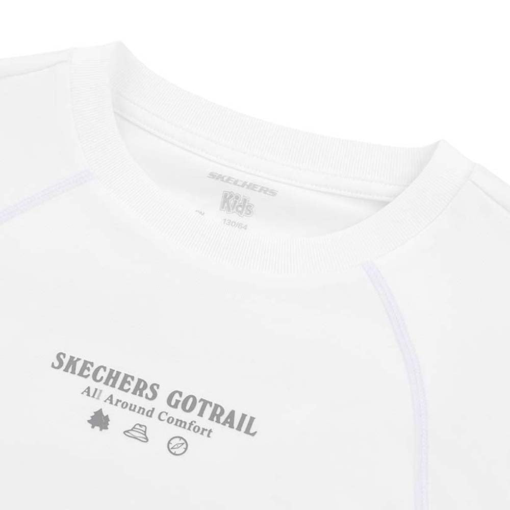 SKECHERS GO Trail: Performance Short Sleeve Girls T-Shirt - Supersports Thailand Supersports Thailand