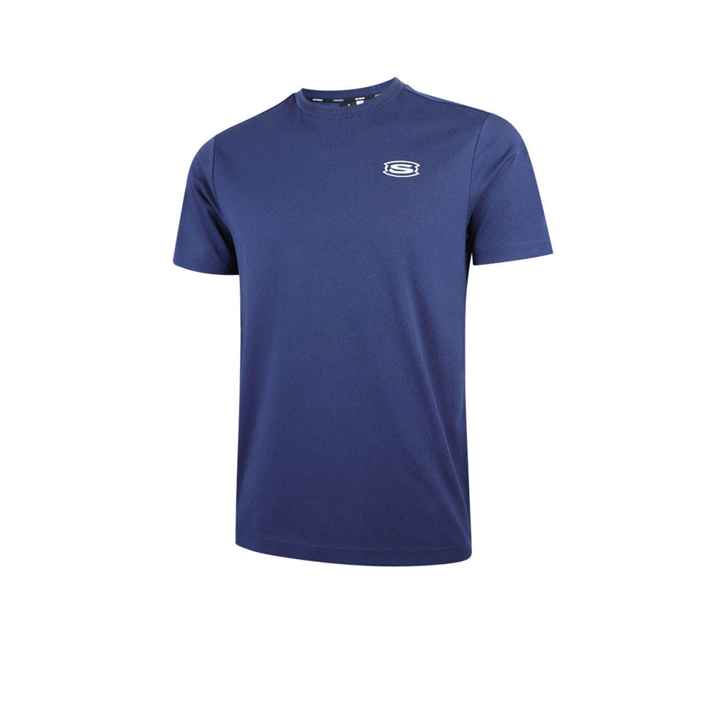 SKECHERS Knit SL324M628-NV02 Men's Lifestyle T-Shirt - Supersports Thailand