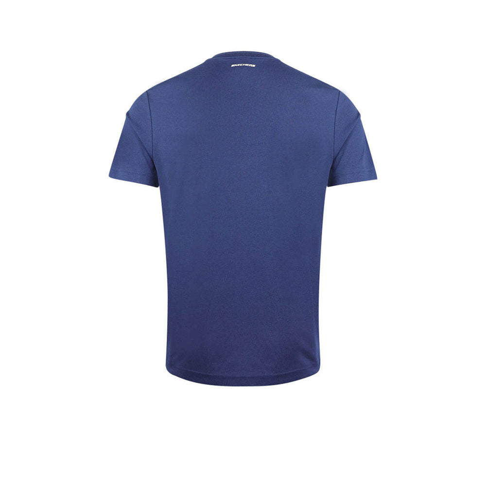 SKECHERS Knit SL324M628-NV02 Men's Lifestyle T-Shirt - Supersports Thailand Supersports Thailand