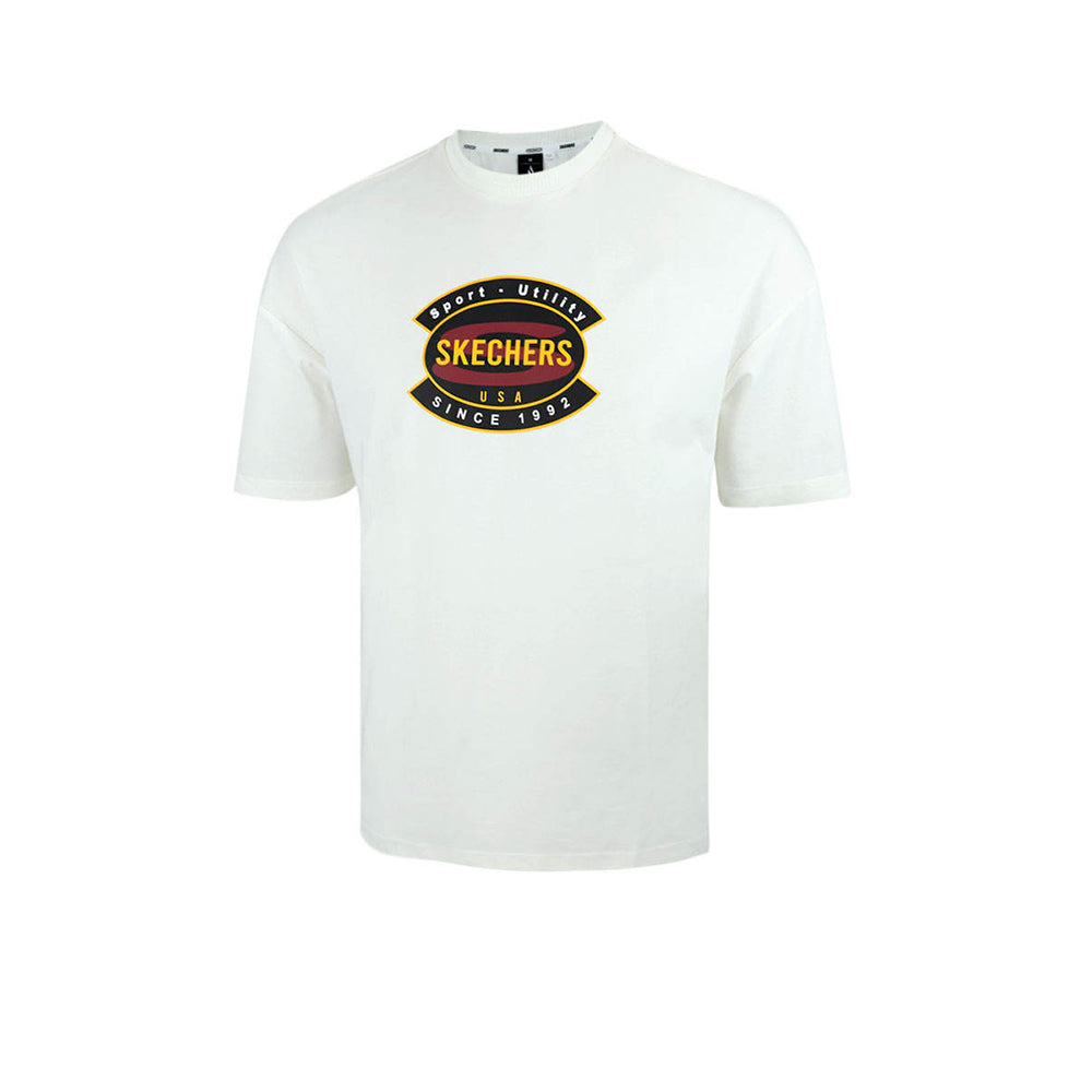 SKECHERS Knit SL324M629-0074 Men's Lifestyle T-Shirt - Supersports Thailand