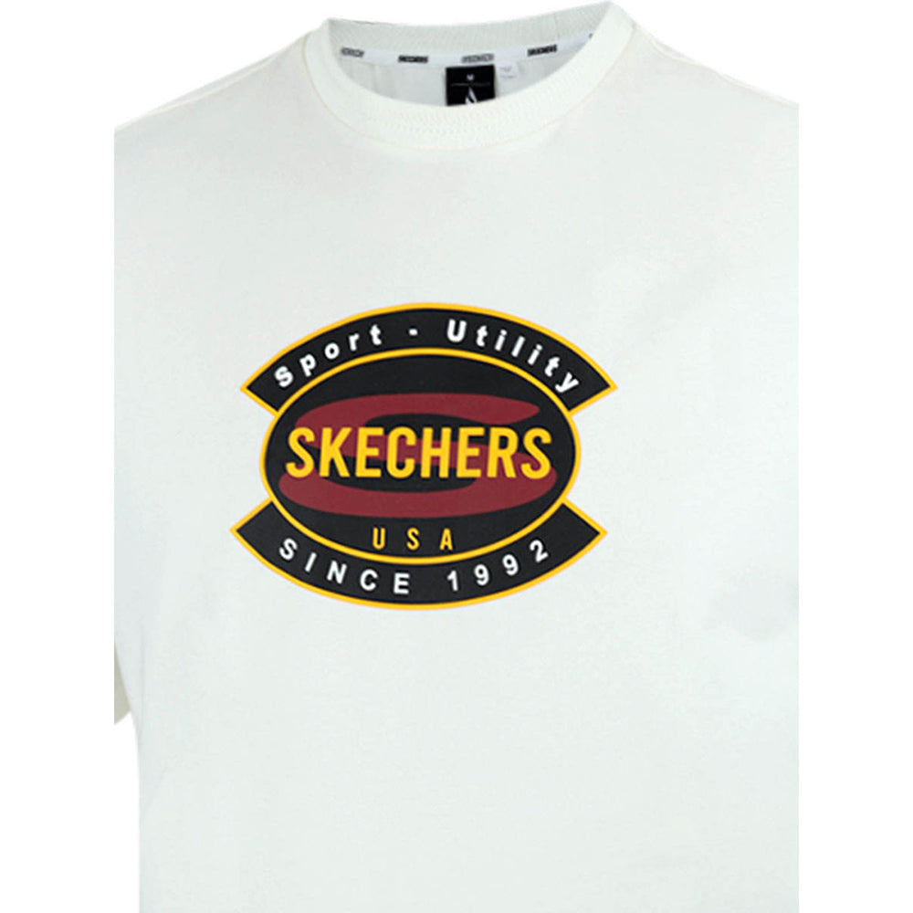 SKECHERS Knit SL324M629-0074 เสื้อยืดลำลองผู้ชาย