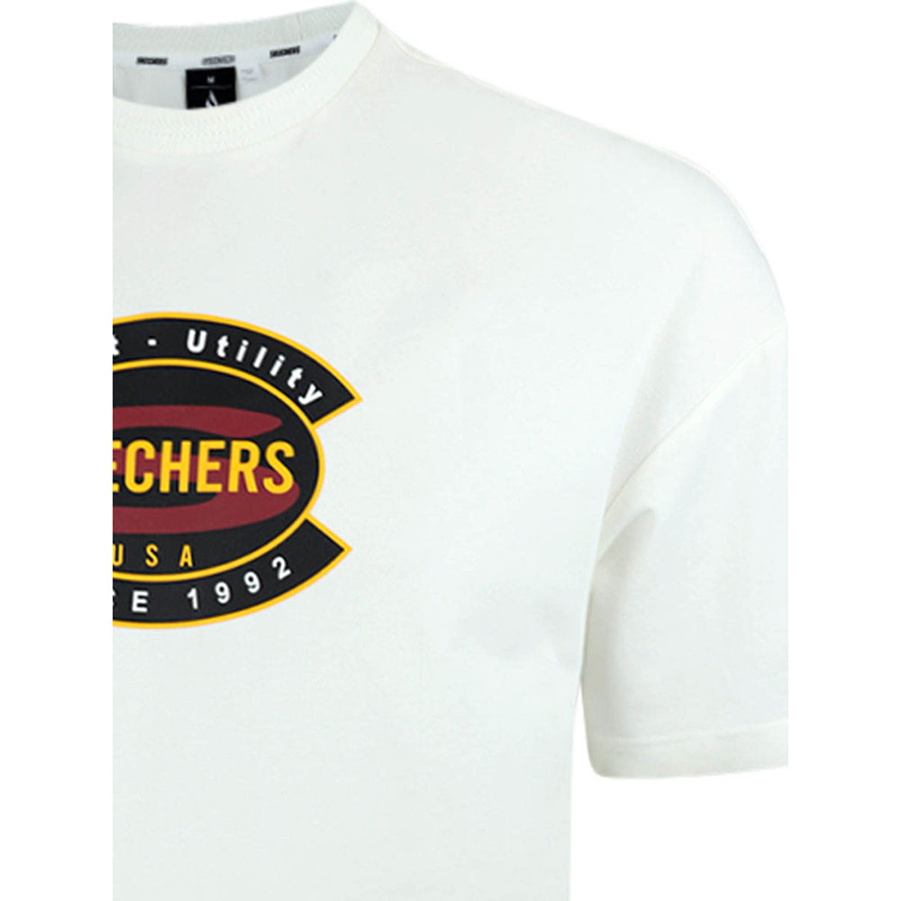 SKECHERS Knit SL324M629-0074 เสื้อยืดลำลองผู้ชาย