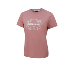SKECHERS Knit SL324W613-ROS1 เสื้อยืดลำลองผู้หญิง