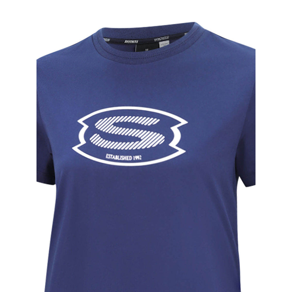 SKECHERS Knit SL324W615-NV02 เสื้อยืดลำลองผู้หญิง
