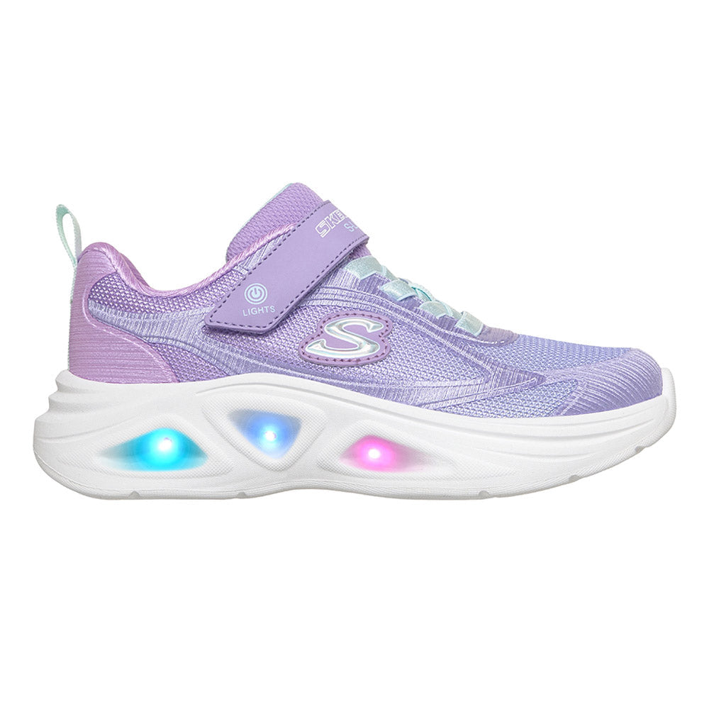 SKECHERS Sola Glow 2.0 - Dazzle Steps รองเท้าลำลองเด็กผู้หญิง Supersports Thailand