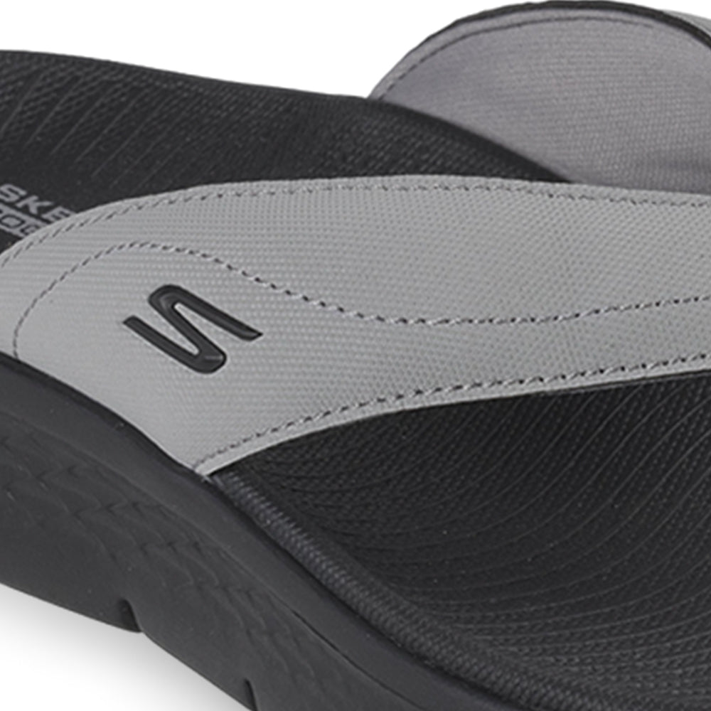 SKECHERS GO WALK Flex Sandal - Tad รองเท้าแตะผู้ชาย Supersports Thailand