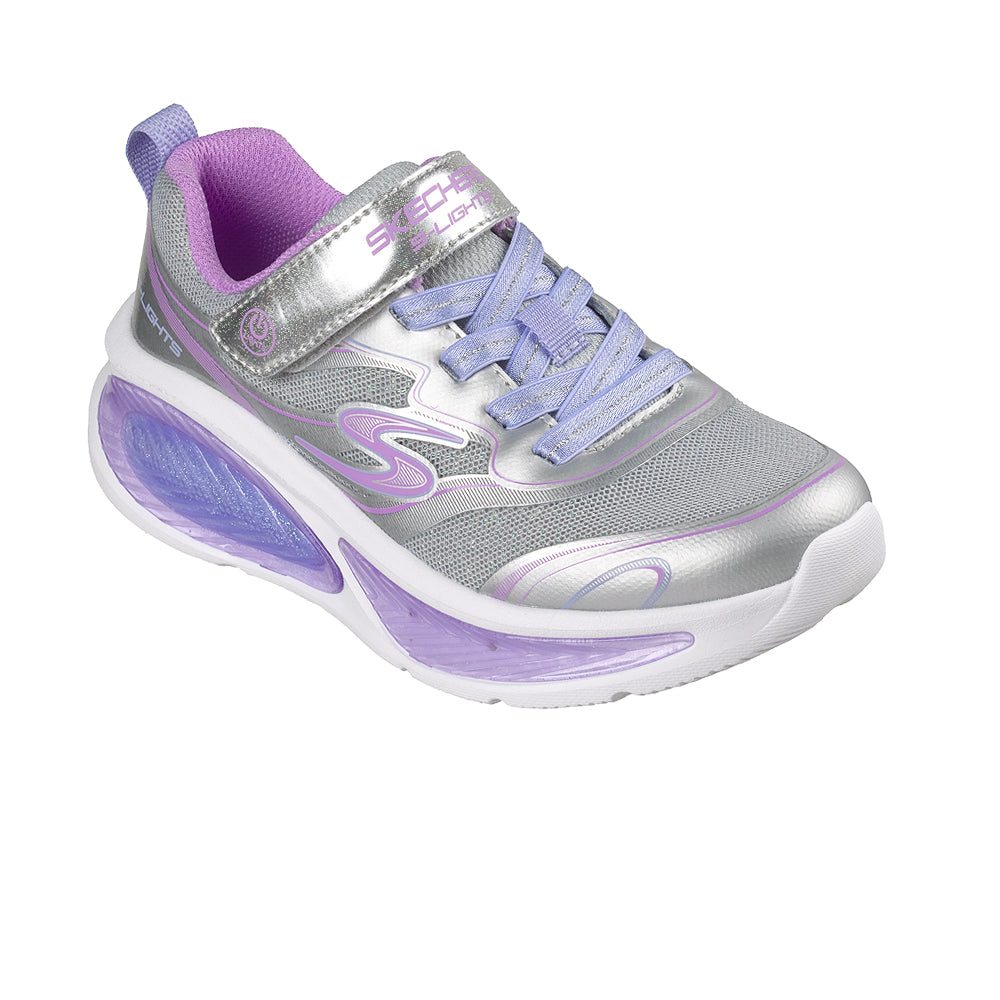 SKECHERS S-Lights: Cosmic Glow 2.0 รองเท้าลำลองเด็กผู้หญิง Supersports Thailand