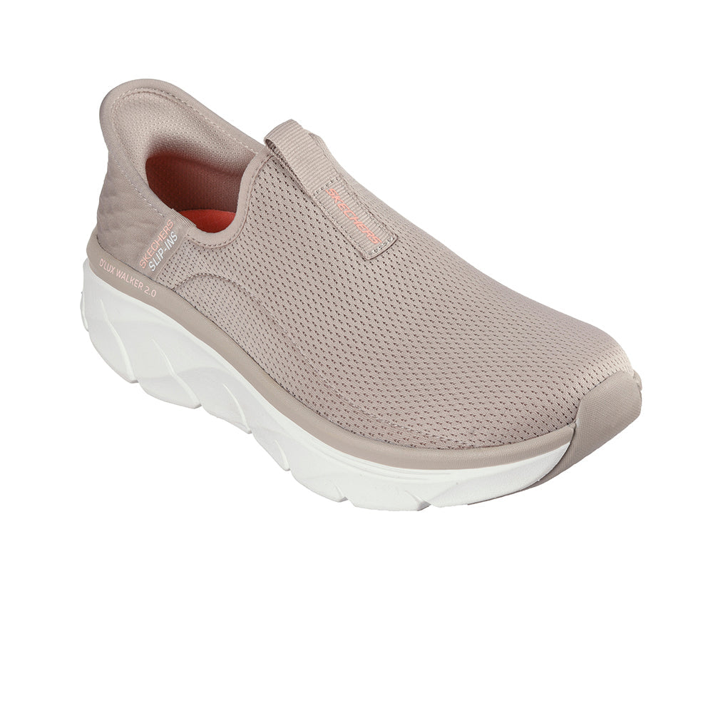 SKECHERS Slip-ins® Relaxed Fit®: D'Lux Walker® 2.0 - Happy Step Women's Lifestyle Shoes - Supersports Thailand Supersports Thailand