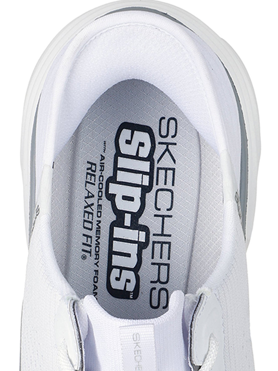 SKECHERS Slip-ins® Relaxed Fit®: D'Lux Vapor Cool Breeze Men's Casual  Shoes สีขาว (White) US