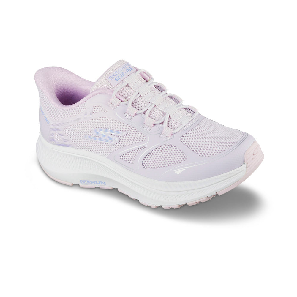 SKECHERS Hands Free Slip-ins: GO RUN Consistent 2.0 - Quick Burst รองเท้าลำลองเด็กผู้หญิง Supersports Thailand