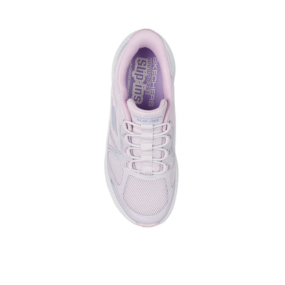 SKECHERS Hands Free Slip-ins: GO RUN Consistent 2.0 - Quick Burst รองเท้าลำลองเด็กผู้หญิง